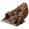 Neapolitan Nativity Cave with Village and Fountain - Italian Nativity