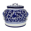Italian Ceramic Biscotti Jar - Arabesco Blu - Fratelli Mari