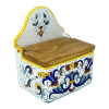 Italian Ceramic Salt Box - Ricco - Fratelli Mari 