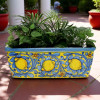 Italian Ceramic Jardiniere Rectangular - Toscana - Capri