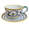 Italian Ceramic "Dog Mom" - Cappuccino/Latte Cup & Saucer - Ricco - Fratelli Mari