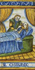 Surgeon Male Tile - IL CHIRURGO Italian ceramic tile. Hand painted Italian tile from Castelli, Italy.