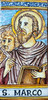 St. Mark Tile - San Marco Italian Ceramic Tile. Hand painted Italian tile from Castelli, Italy.