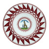 Giraffa Plate - Palio di Siena - Italian Ceramics