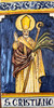 St. Christian Tile - St. Cristiano - Italian Ceramic Tile. Hand painted Italian tile from Castelli, Italy. 