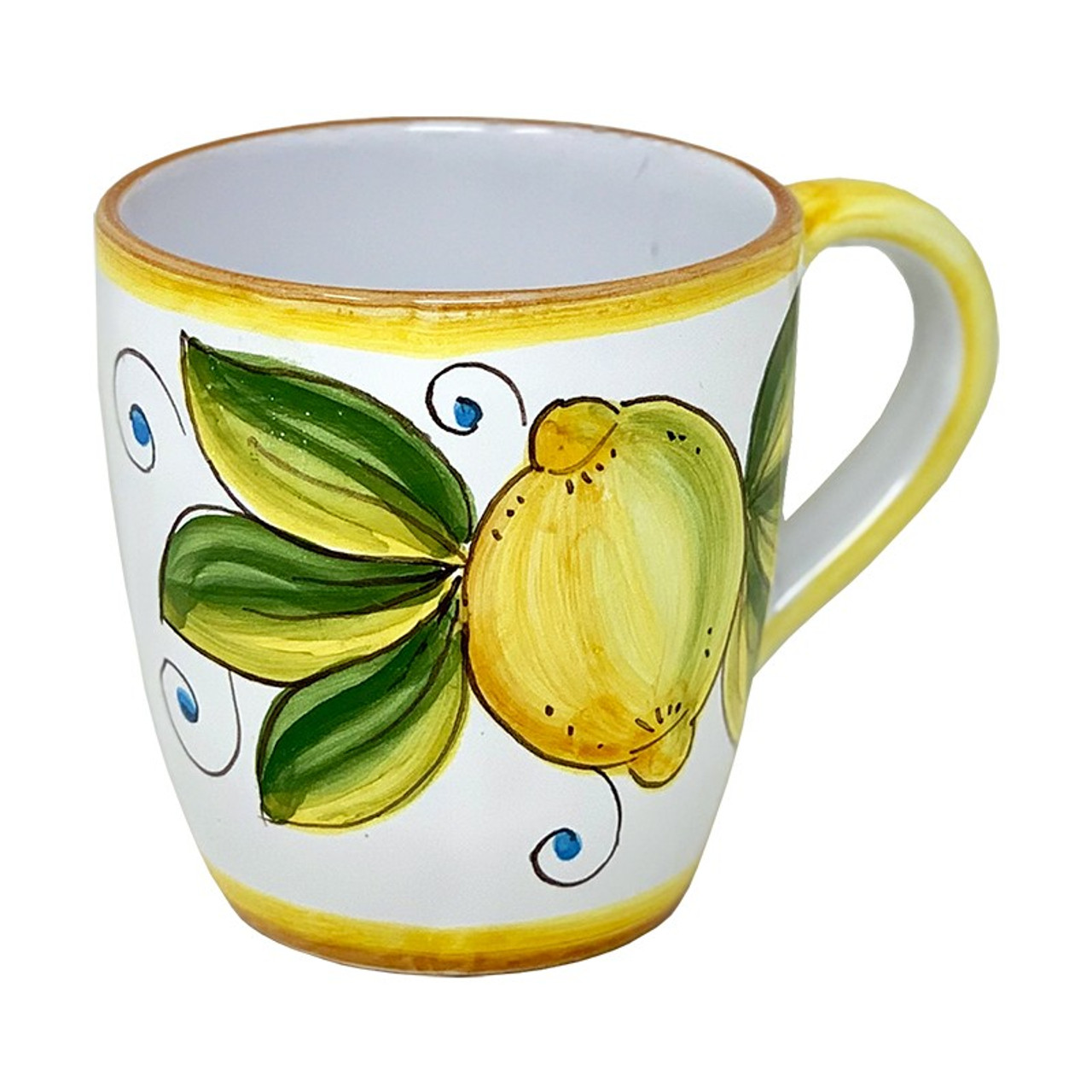 Espresso Cup & Saucer Lemon Flowers green, Cups and mugs
