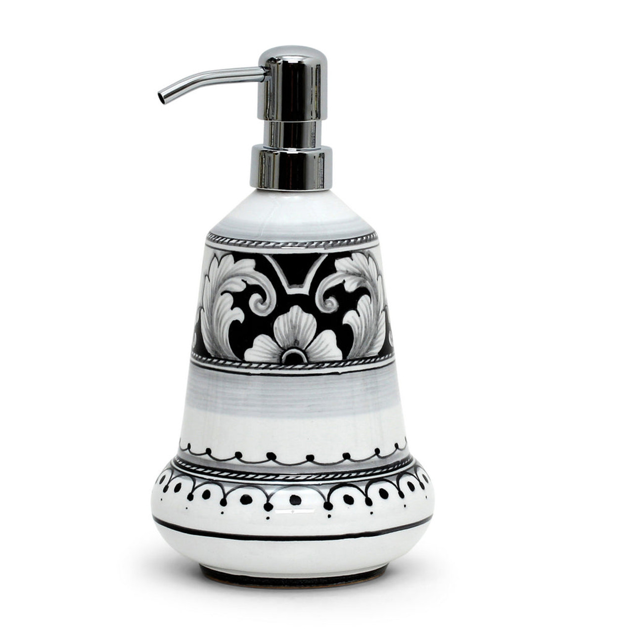 Deruta Vario Nero - Liquid Soap Dispenser - (Medium 18 oz)