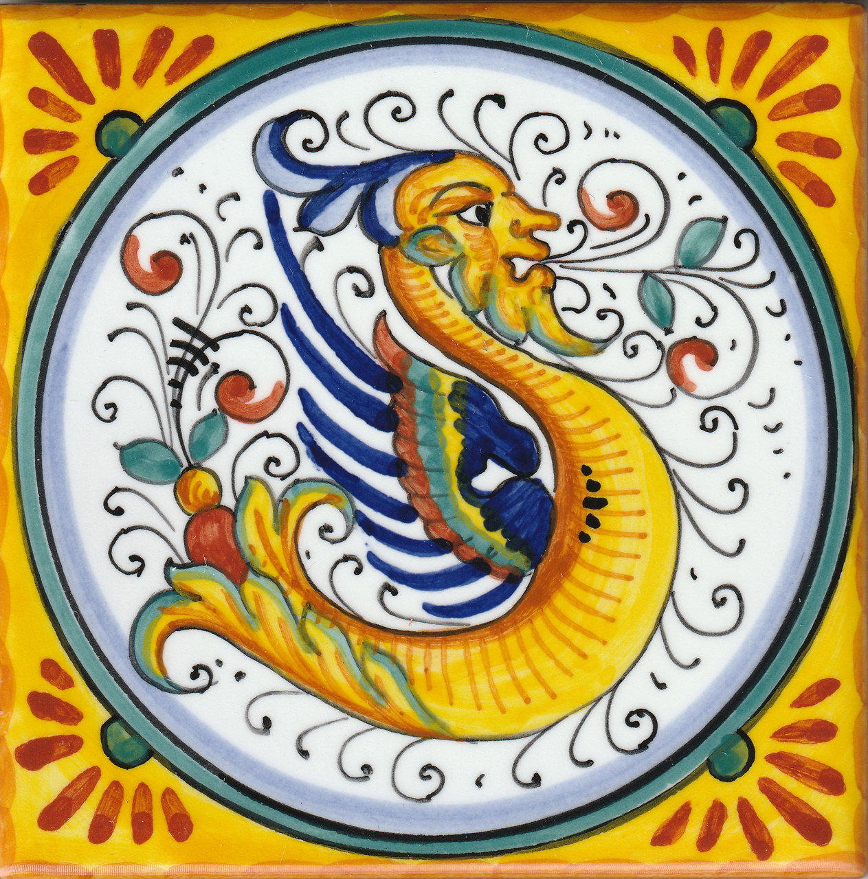 Italian Ceramic Tiles Raffaellesco Made In Deruta Italy
