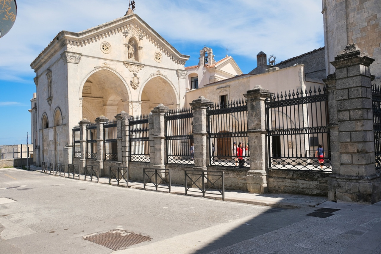 The Cave of Saint Michael in Monte Sant'Angelo The Cave of Saint Michael in Monte Sant'Angelo