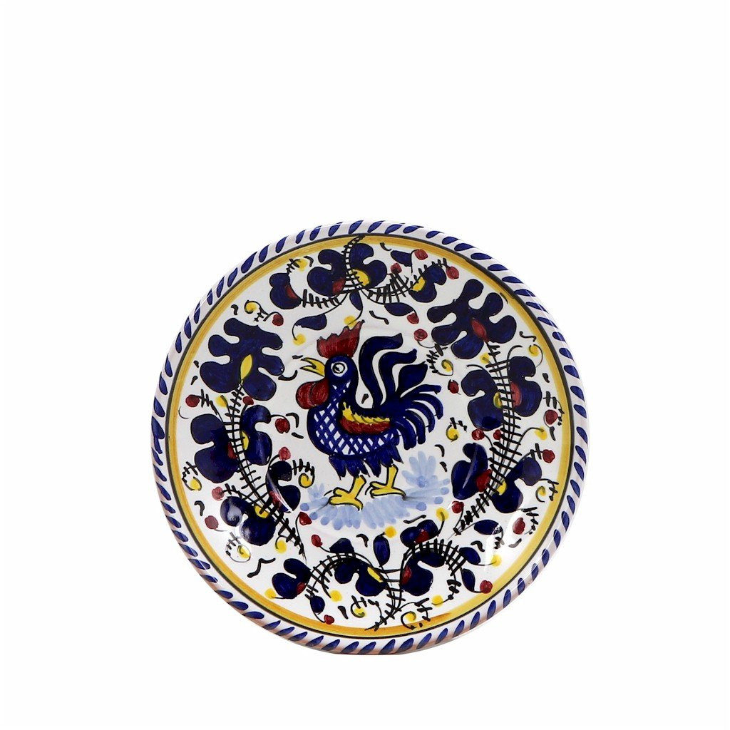 Italian Ceramic Bread Plate - Orvieto Blue