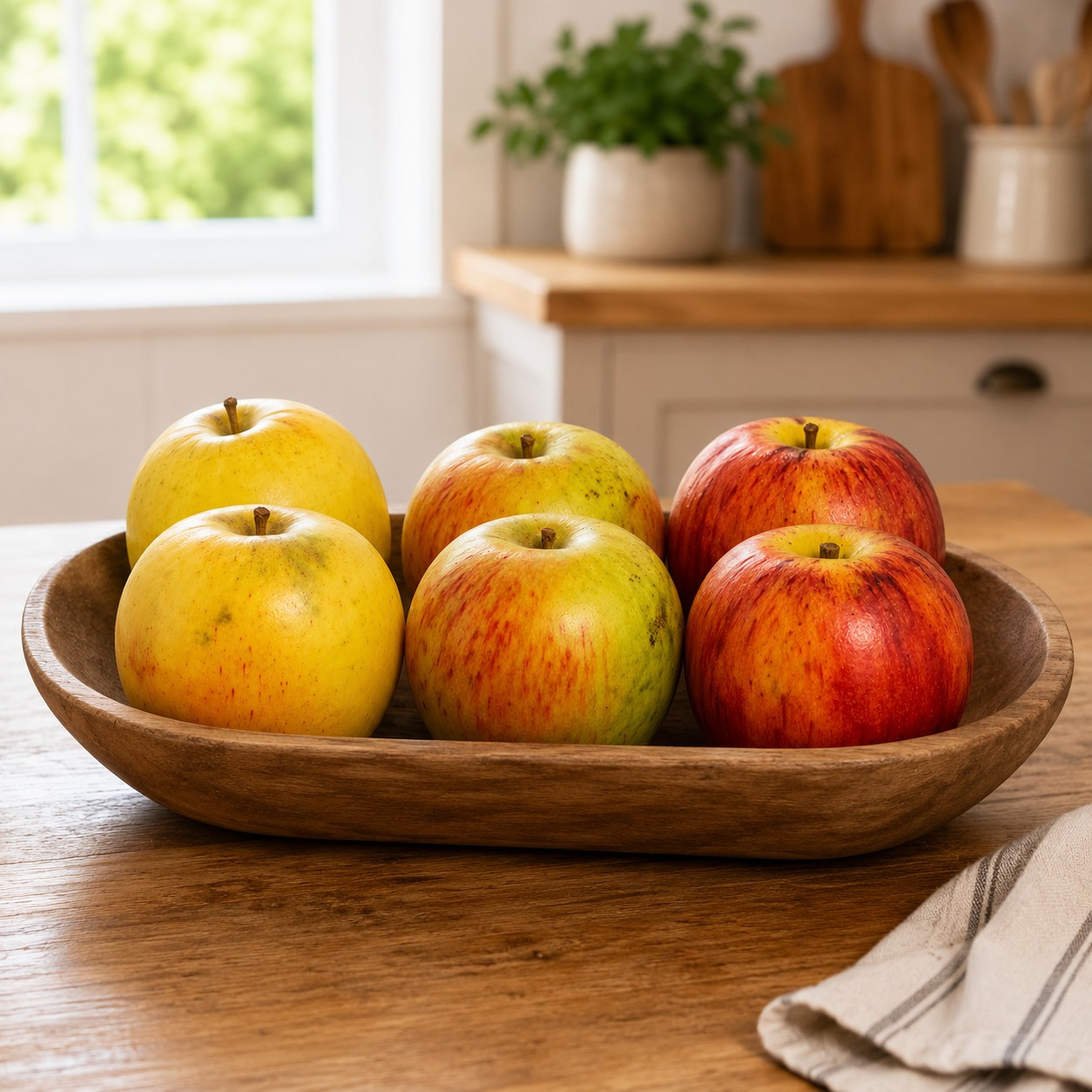 Italian Carrara Marble Fruit - Apple - Red Delicious