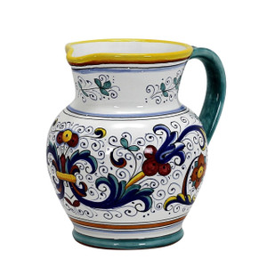 Ricco Deruta Traditional Pitcher - Italian Ceramics