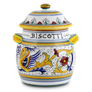 Biscotti Jar - Raffaellesco Traditional - Italian Ceramics