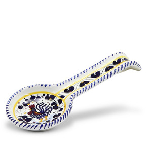 Spoon Rest Orvieto Blue - Deruta - Italian Pottery