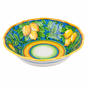 Limone Fluted Bowl - Italian Ceramics