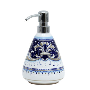 Italian Ceramic Deruta Vario Blue - Liquid Soap Dispenser