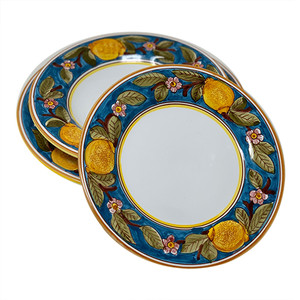 Positano Light Blue - Fratelli Mari - Dinner Plate - Italian Ceramics