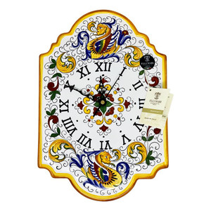 Wall Clock - Raffaellesco - Fratelli Mari - Italian Ceramics Wall Clock - Raffaellesco - Fratelli Mari - Italian Ceramics