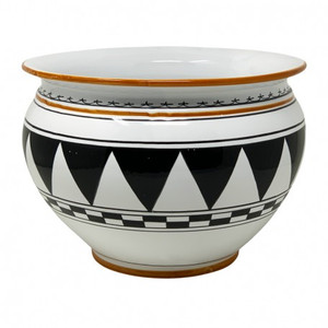 Italian Ceramic Cache Pot - Palio di Siena - Lupa - Fratelli Mari
