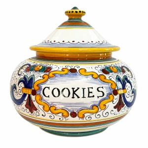 Italian Ceramic Cookie Jar Ricco