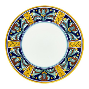 Italian Ceramic Geometrico Farfalle - Fratelli Mari - Dinner Plate Italian Ceramic Geometrico Farfalle - Fratelli Mari - Dinner Plate