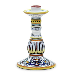 Italian Ceramic Candlestick - Ricco Deruta