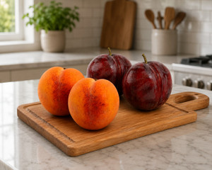 Apricot - Italian Carrara Marble Fruit Bowl