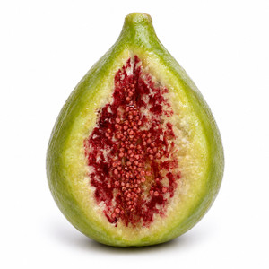 Fig - Split Green - Italian Carrara Marble Fruit