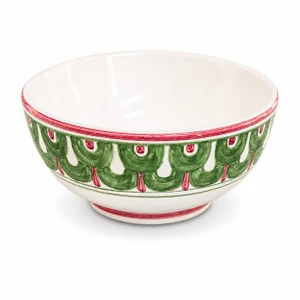 Italian Ceramic Cereal Bowl 6.5" - Oca - Palio di Siena 