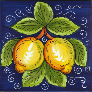 Lemon - Blue - Italian Ceramic Tile - Ceramiche Sberna Lemon - Blue - Italian Ceramic Tile - Ceramiche Sberna