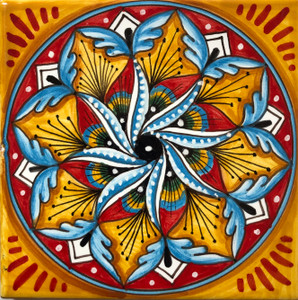 Pavoncella A - Italian Ceramic Tile
15 cm