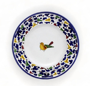 Italian Ceramic Arabesco Blue - Salad Plate 