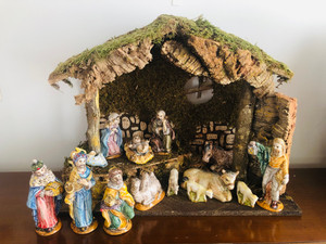 Italian Ceramic Nativity Set Italian Ceramic Nativity Set