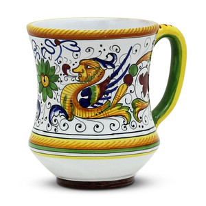 Italian Ceramic Coffee Mug/Oversized - Raffaellesco