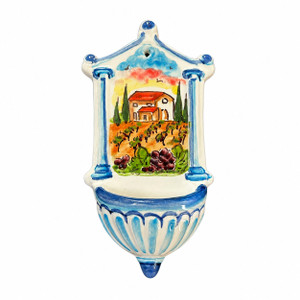 Holy Water Font - Villa In Tuscany - Ceramiche Borgioli 
