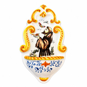 Holy Water Font - Villa In Tuscany - Ceramiche Borgioli  - Italian Ceramics
