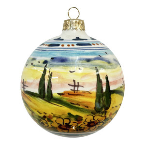Tuscany Villa Girasole - Italian Christmas Ornament - Ceramiche Borgioli 