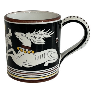 Italian Ceramic Mug - Siena Deer Stag - Fratelli Mari 