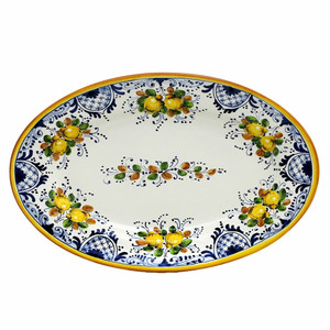 Italian Ceramic Limoncini - Large Oval Platter