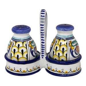 Italian Ceramic Salt & Pepper Set - Jacobi - Fratelli Mari