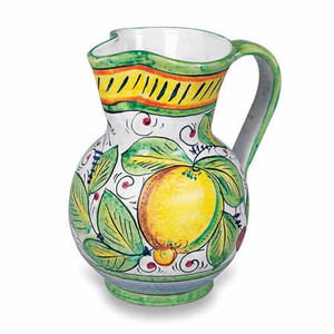Frutta Mista Pitcher Italian Ceramics Frutta Mista Pitcher Italian Ceramics
