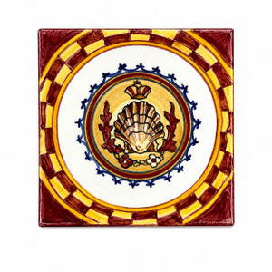 Nicchio - Palio di Siena Italian Ceramic Tile