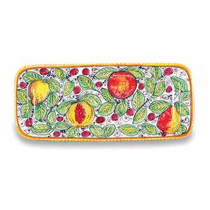 Frutta Mista Rectangular Platter Italian Ceramics