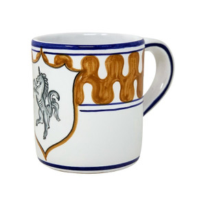 Palio di Siena Coffee Mug - Leocorno - Italian Ceramics
