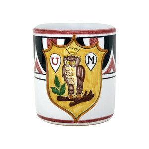 Palio di Siena Coffee Mug - Civetta - Italian Ceramics