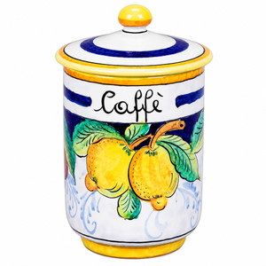 Frutta - Caffe Canister - Italian Ceramics