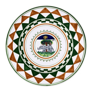 Selva Plate - Palio di Siena - Italian Ceramics