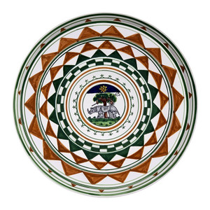 Selva Plate - Palio di Siena - Italian Ceramics