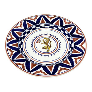 Pantera Dinner Plate - Palio di Siena - Italian Ceramics