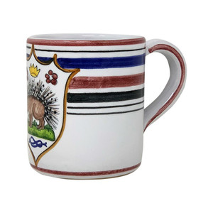 Palio di Siena Coffee Mug - Istrice - Italian Ceramics
